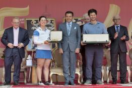 Image du Maroc Professionnelle de  Son Altesse Royale Le Prince Moulay Rachid, préside à Rabat, la Cérémonie de remise des prix de la 46ème édition du Trophée Hassan II et de la 25ème édition de la Coupe Lalla Meryem de golf. 28 Avril 2019. (Photo/ SPPR) via Jalilbounhar.com 